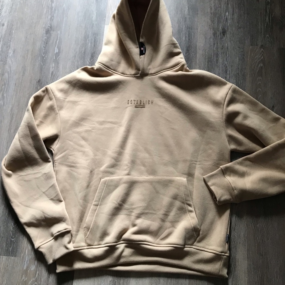 South Pole Establish Beige Tan Hoodie size XL New Tag Southpole